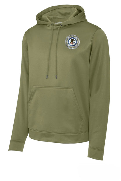 **NEW** BOP BADGE PRINTED WICKING HOODIE-F244