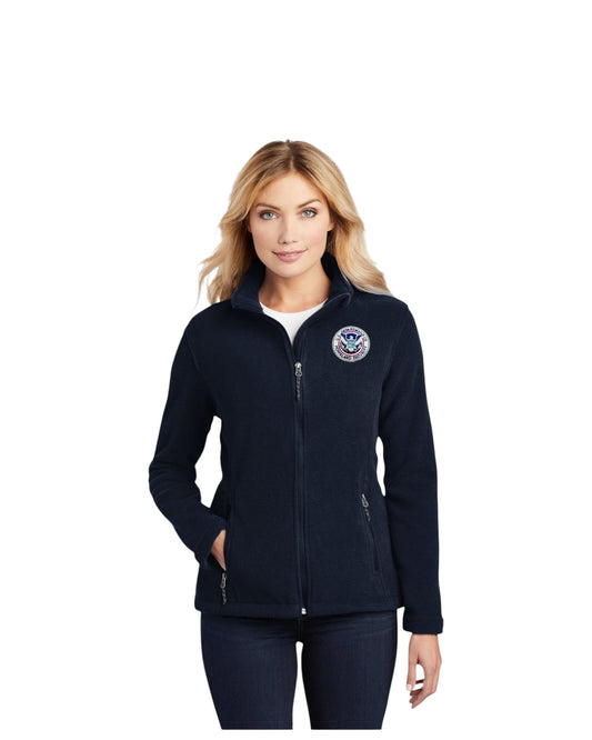 WOMEN'S DHS SEAL FLEECE FULL ZIP JACKET -L217