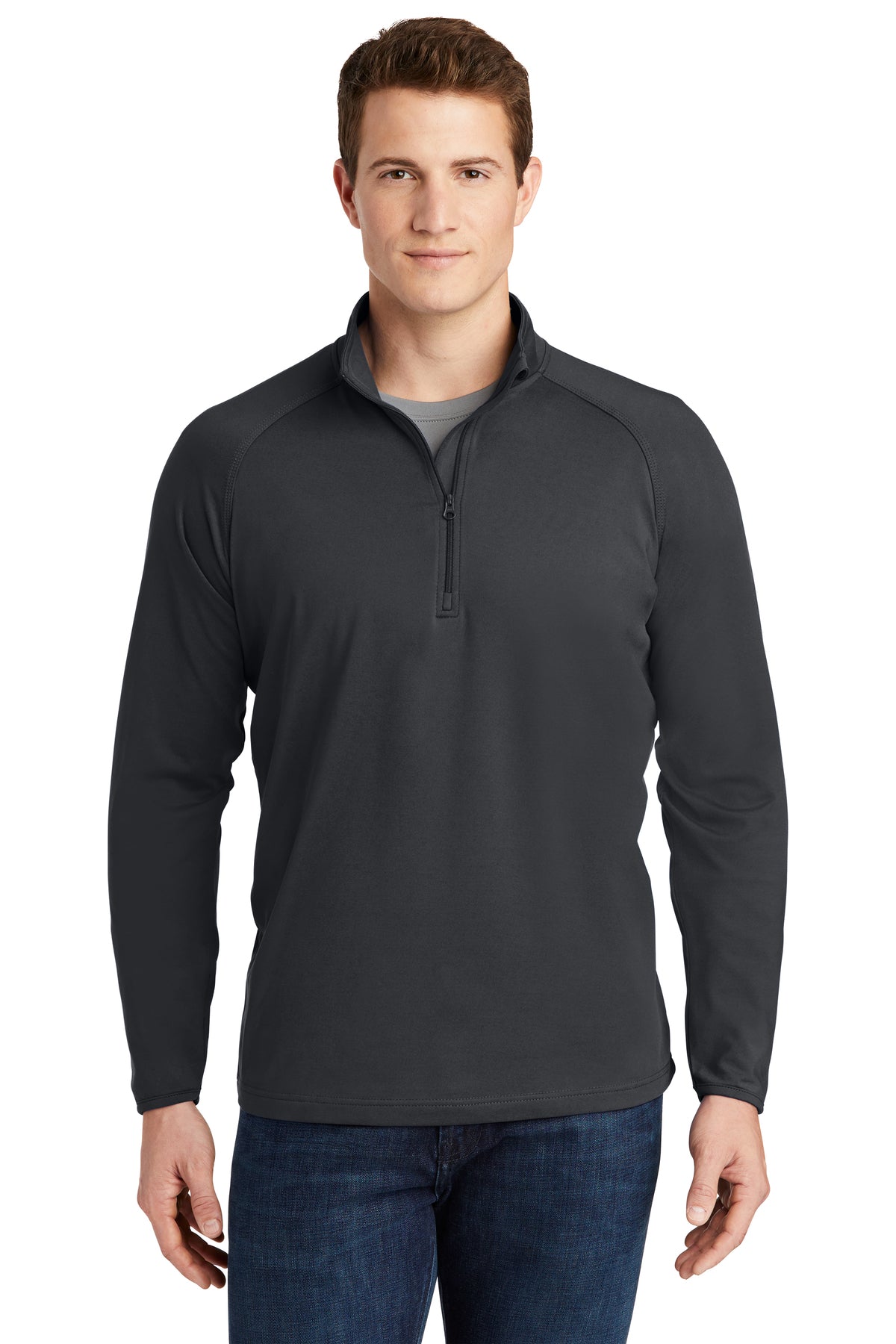 1/4 ZIP PULLOVER SPORT-TEK SPORT WICK STRETCH ST850