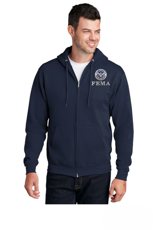 FEMA FULL ZIP HOODED SWEATSHIRT-PC78ZH