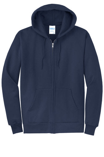 FULL ZIP HOODED SWEATSHIRT 50/50 FLEECE PC78ZH