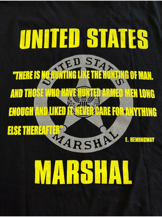 T-SHIRT USMS HEMINGWAY QUOTE