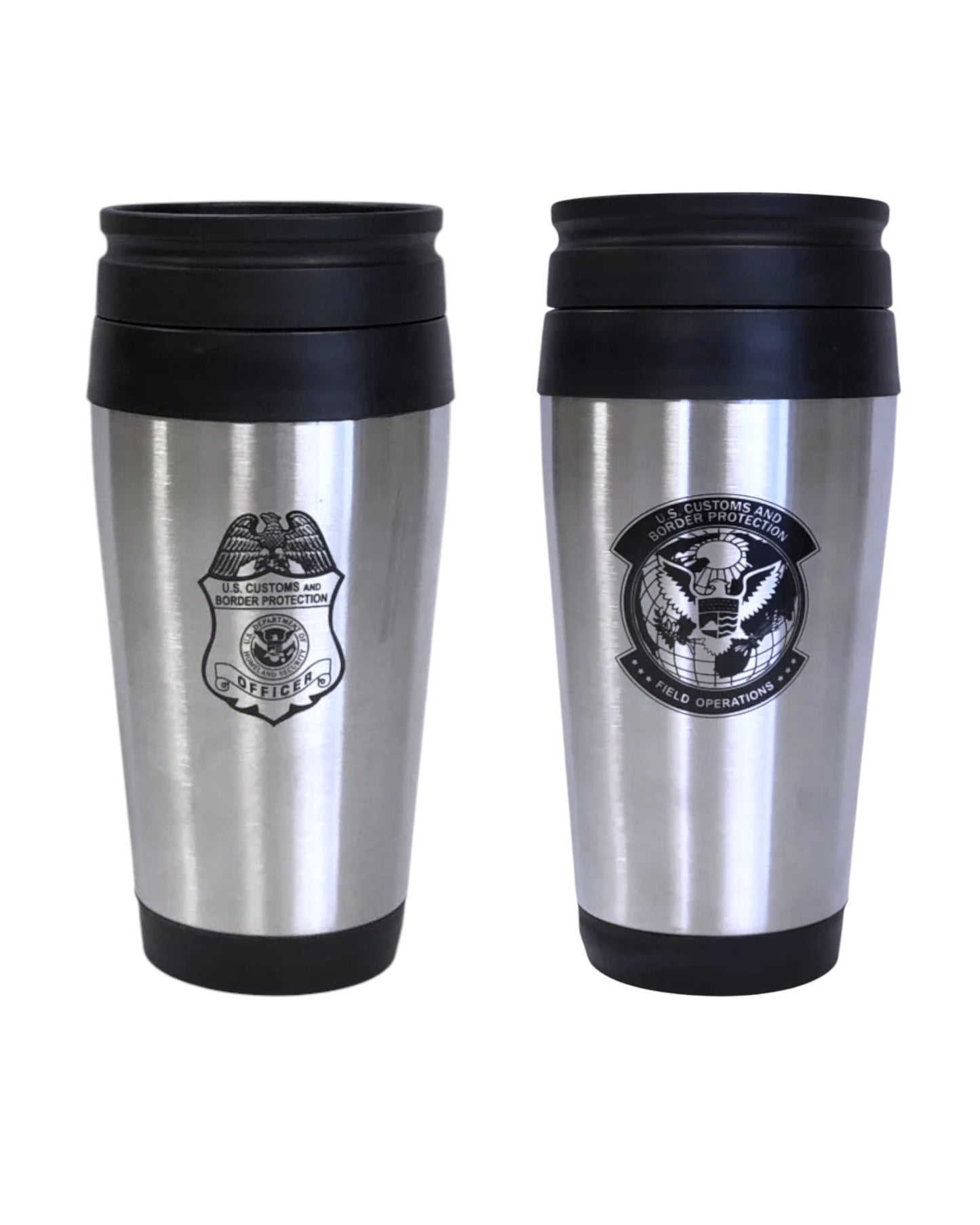 CBP FIELD OPERATIONS STAINLESS STEEL TRAVEL MUG