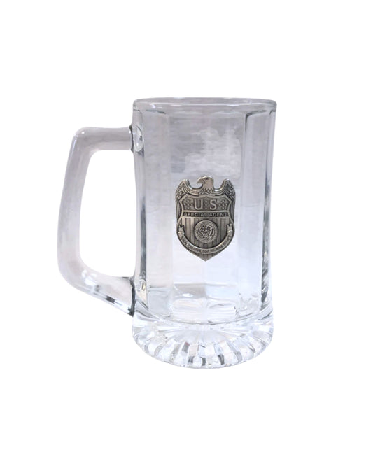 NCIS PEWTER BADGE BEER MUG