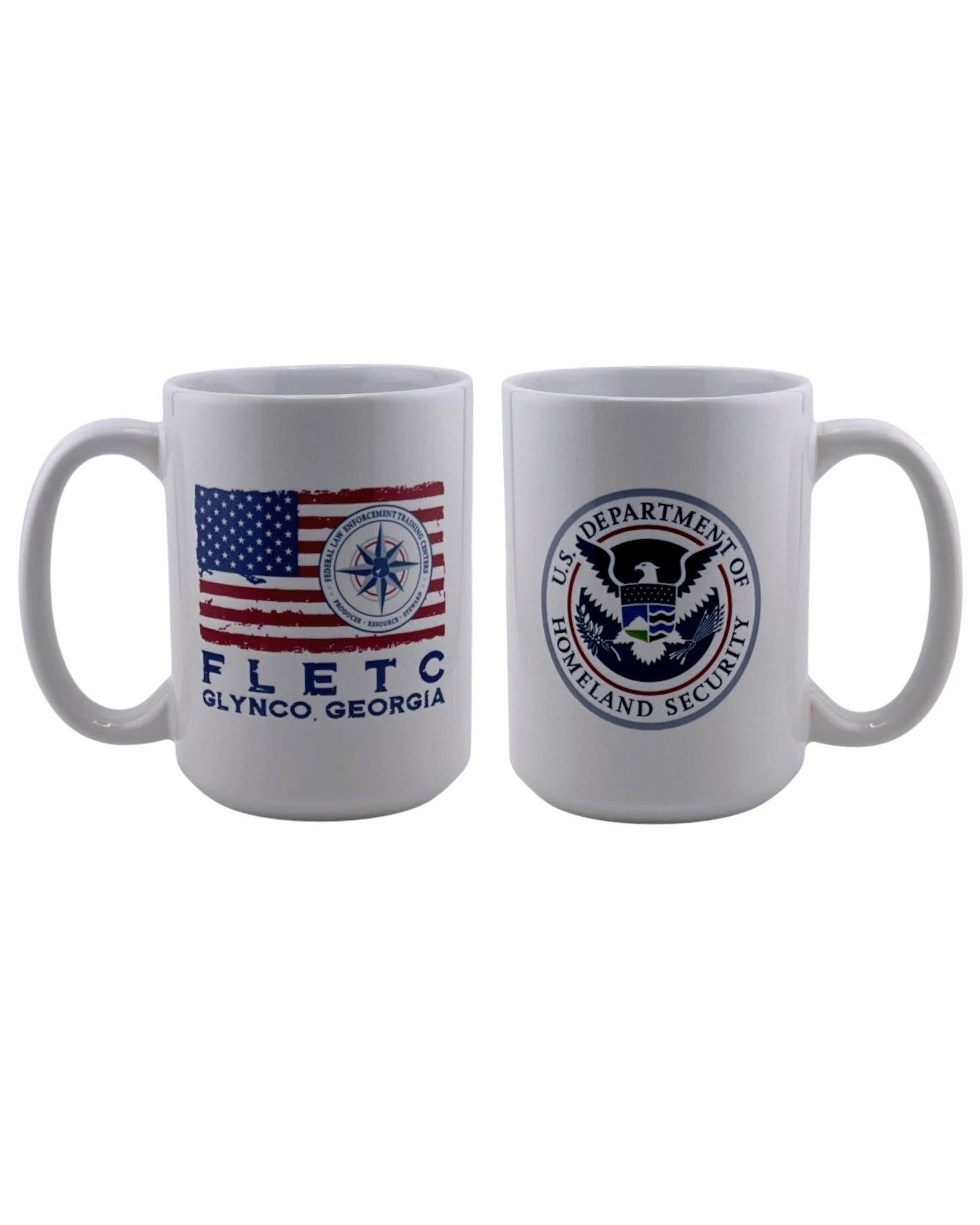 FLETC MUG WHITE 15OZ