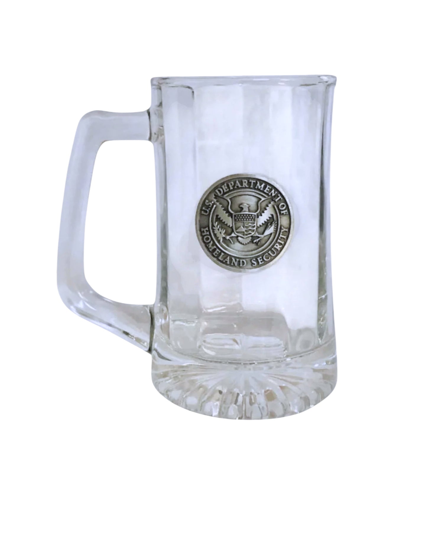 DHS PEWTER BADGE BEER MUG