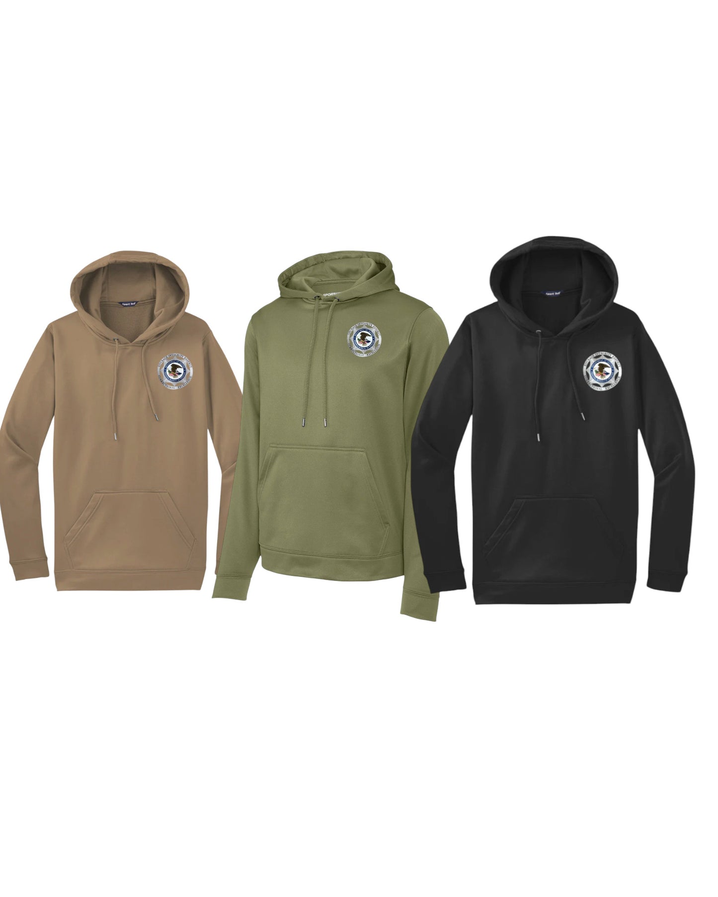 **NEW** BOP BADGE PRINTED WICKING HOODIE-F244