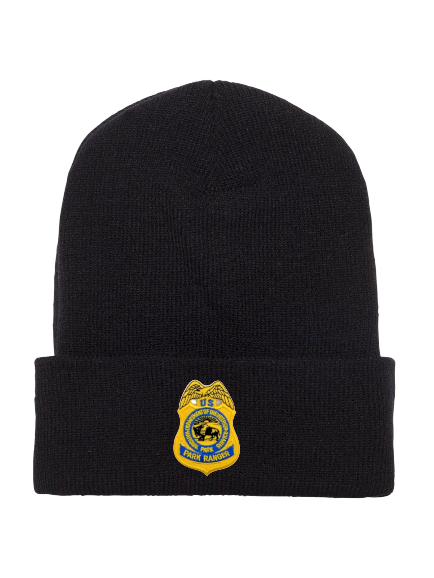 NPS BADGE CUFFED KNIT BEANIE