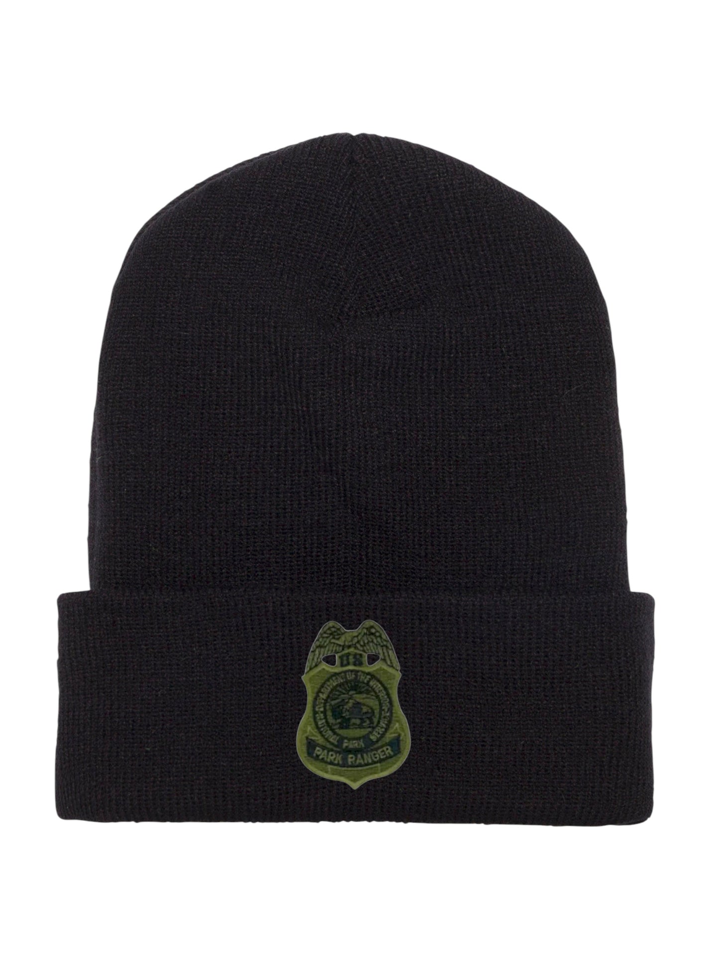 NPS BADGE CUFFED KNIT BEANIE