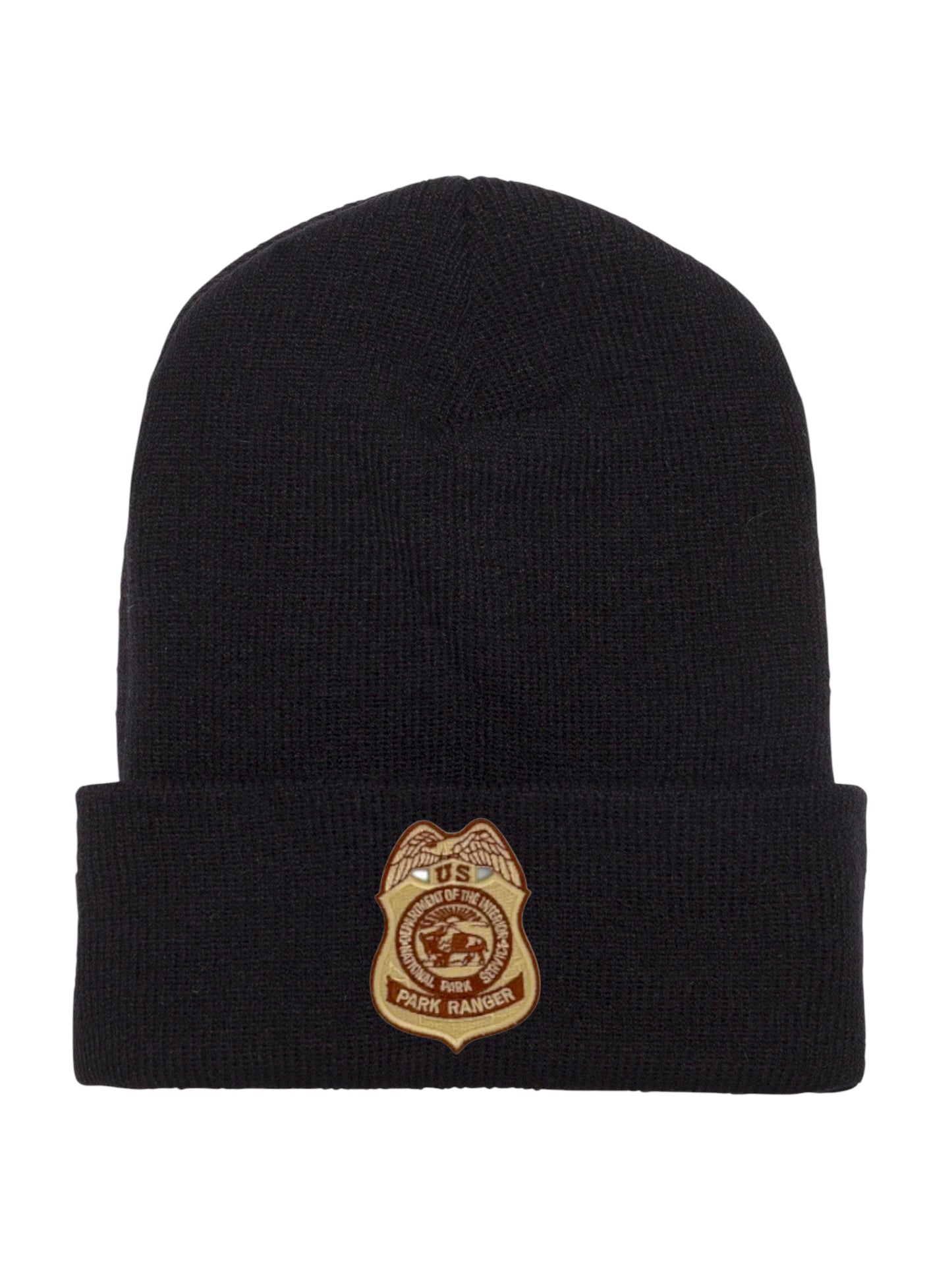 NPS BADGE CUFFED KNIT BEANIE