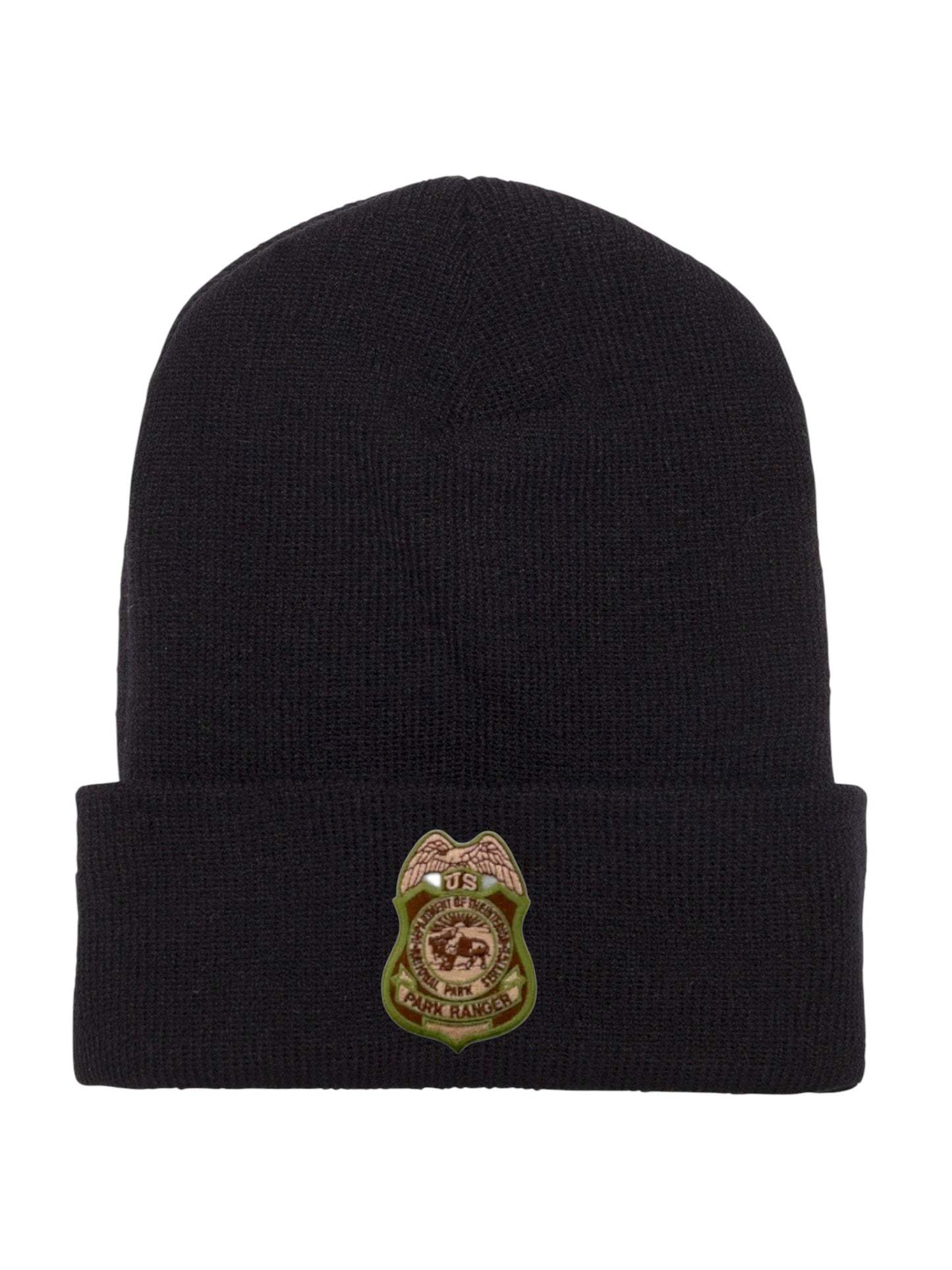 NPS BADGE CUFFED KNIT BEANIE