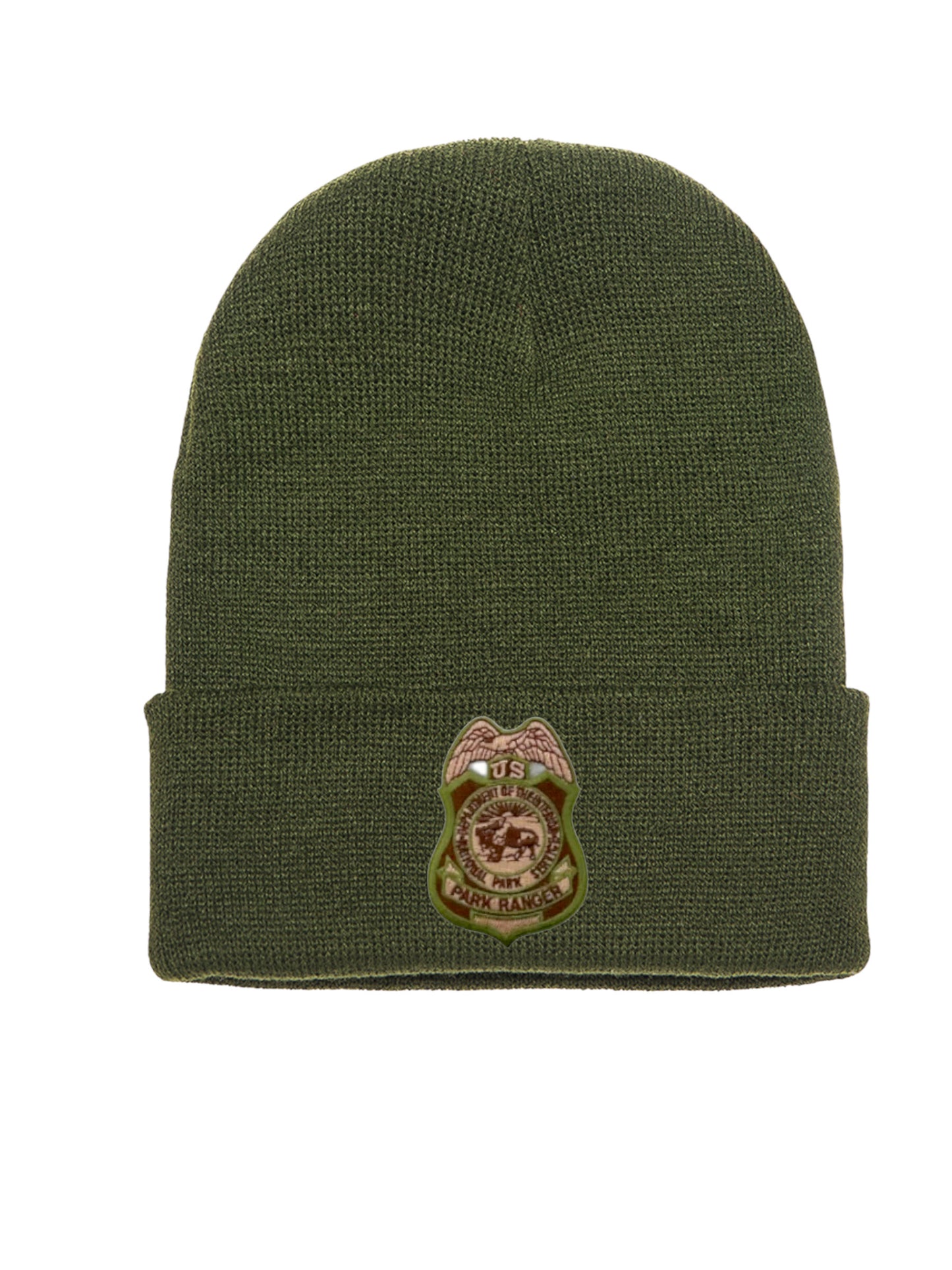 NPS BADGE CUFFED KNIT BEANIE