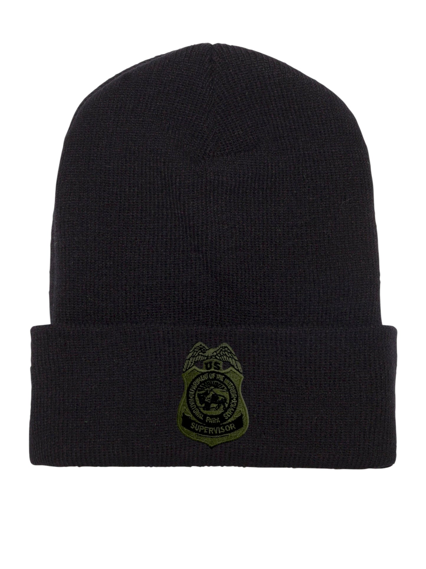 NPS BADGE CUFFED KNIT BEANIE