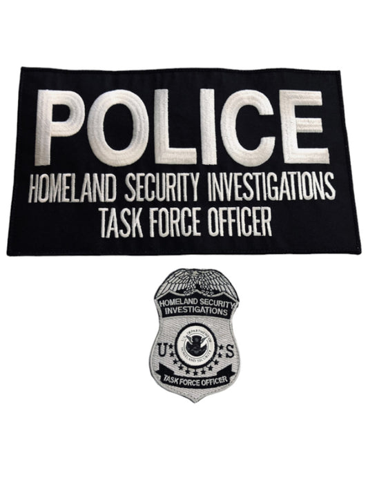 HSI TASK FORCE OFFICER PATCH SET