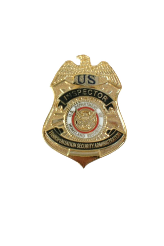 TSA INSPECTOR BADGE REPLICA TIE PIN