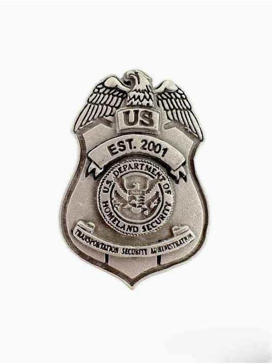 TSA PEWTER LAPEL PIN