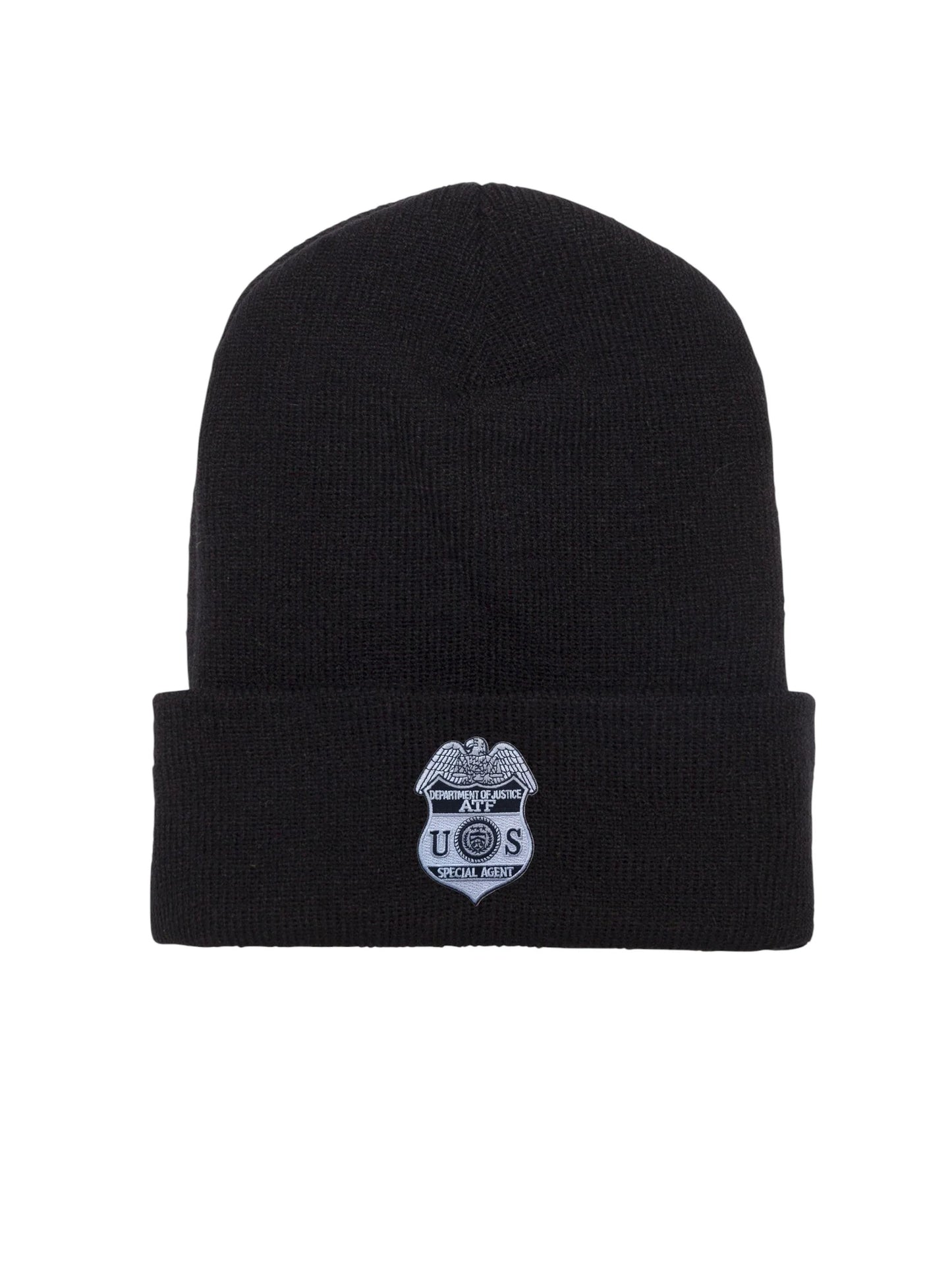 ATF SPECIAL AGENT BADGE CUFFED KNIT BEANIE