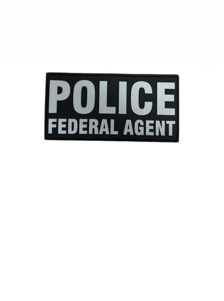 PVC POLICE FEDERAL AGENT 6X3 PATCH