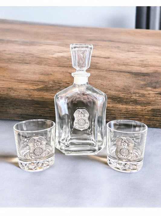 ICE Pewter Decanter Set