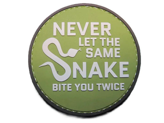 NEVER LET THE SNAKE BITE YOU MORALE PATCH