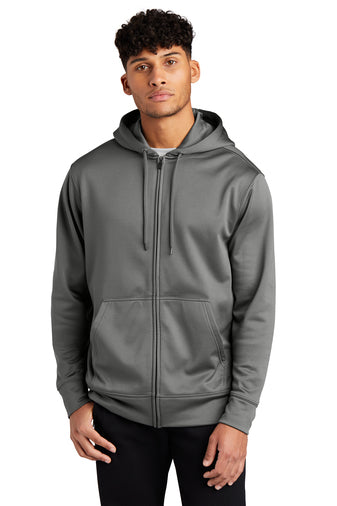 SPORT-TEK SPORT-WICK FULL ZIP HOODED PULLOVER ST238