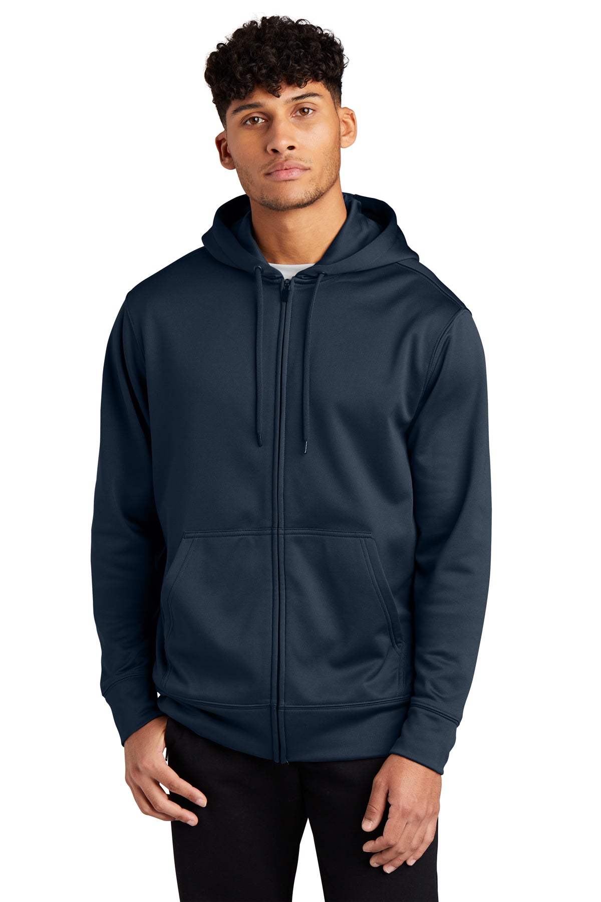 SPORT-TEK SPORT-WICK FULL ZIP HOODED PULLOVER ST238