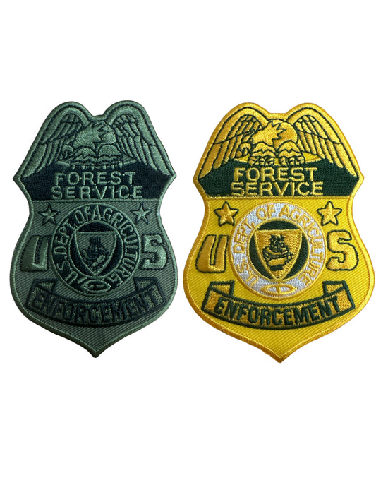 USFS BADGE PATCH ENFORCEMENT 3 3/4"