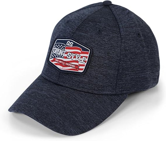 GRUNT STYLE OLD GLORY PATCH STRETCH HAT