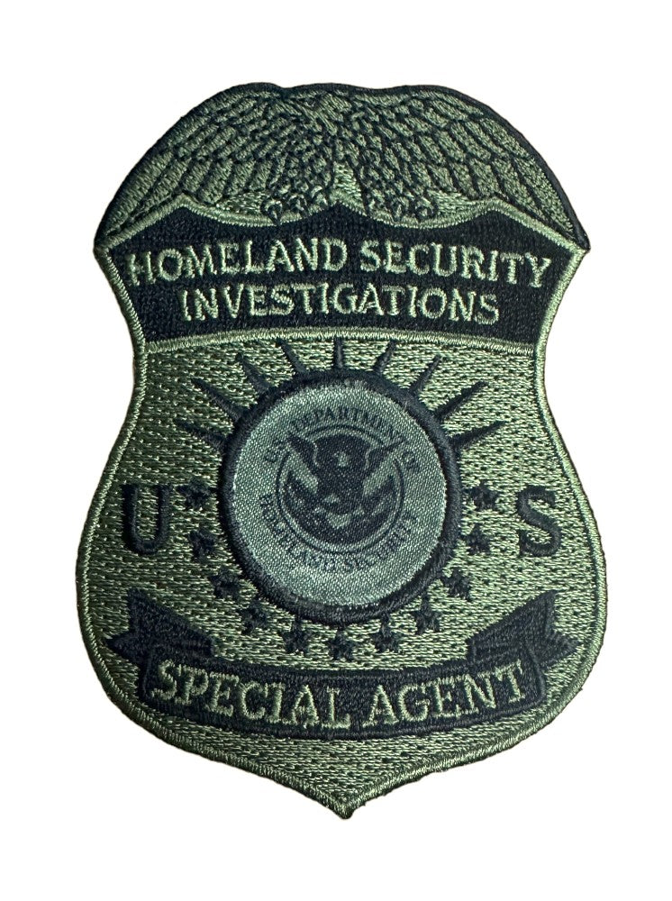 HSI SPECIAL AGENT BADGE PATCH 3 3/4 INCH