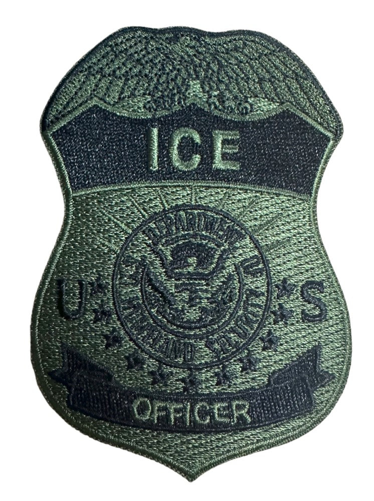 ICE OFFICER BADGE PATCH