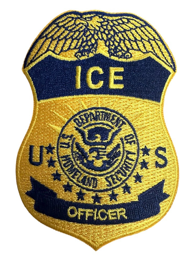 ICE OFFICER BADGE PATCH