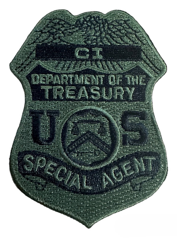 IRS CI BADGE PATCH