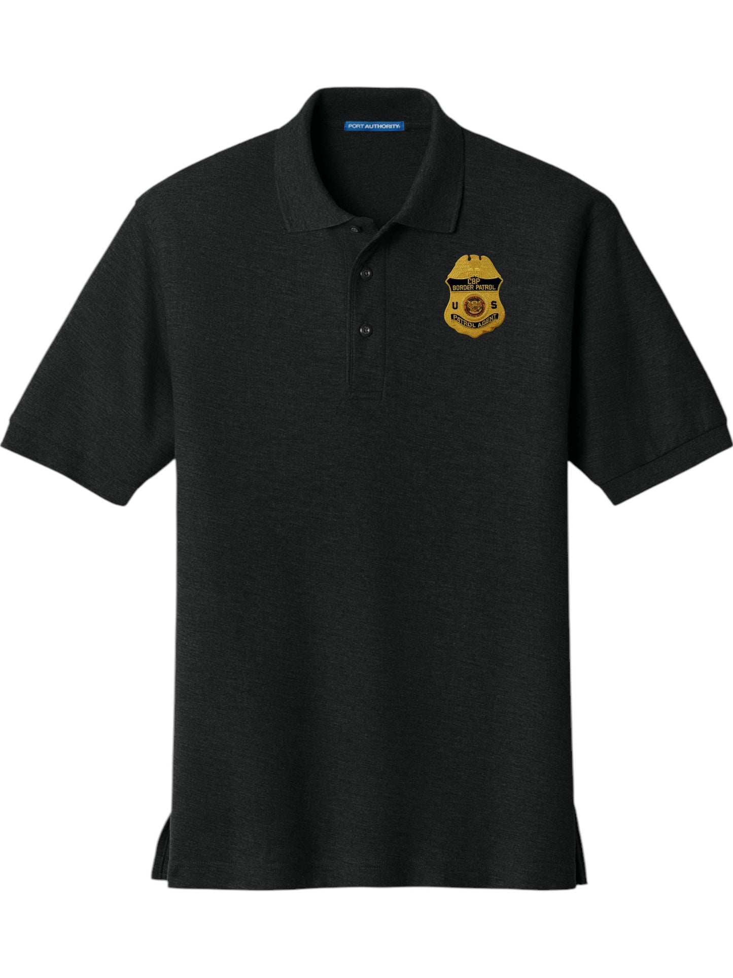 MEN'S BORDER PATROL BADGE PORT AUTHORITY POLO- K500