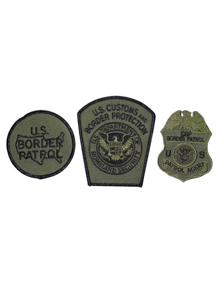 BORTAC BORDER PATROL PATCH SET