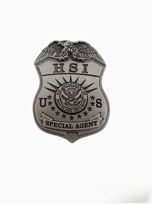 HSI SPECIAL AGENT PEWTER MAGNET