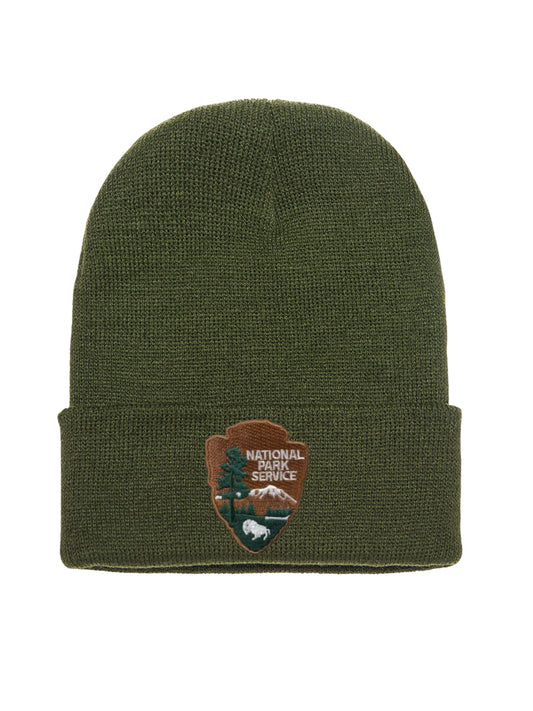 NPS ARROWHEAD BADGE CUFFED KNIT BEANIE