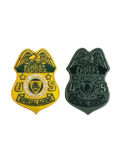 USFS BADGE PATCH SPECIAL AGENT 2 1/2"