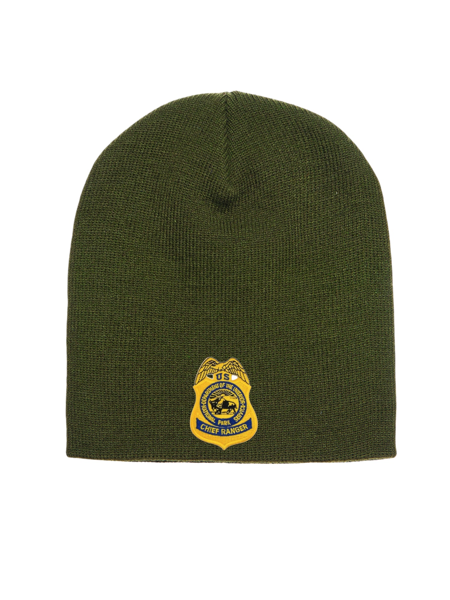 NPS BADGE SKULL KNIT BEANIE