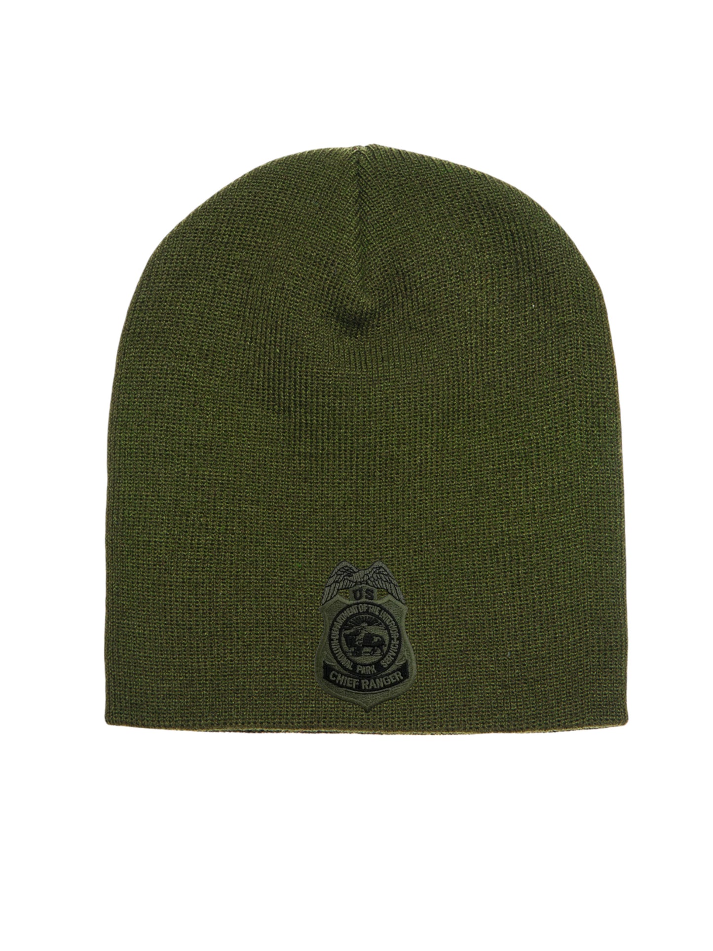 NPS BADGE SKULL KNIT BEANIE