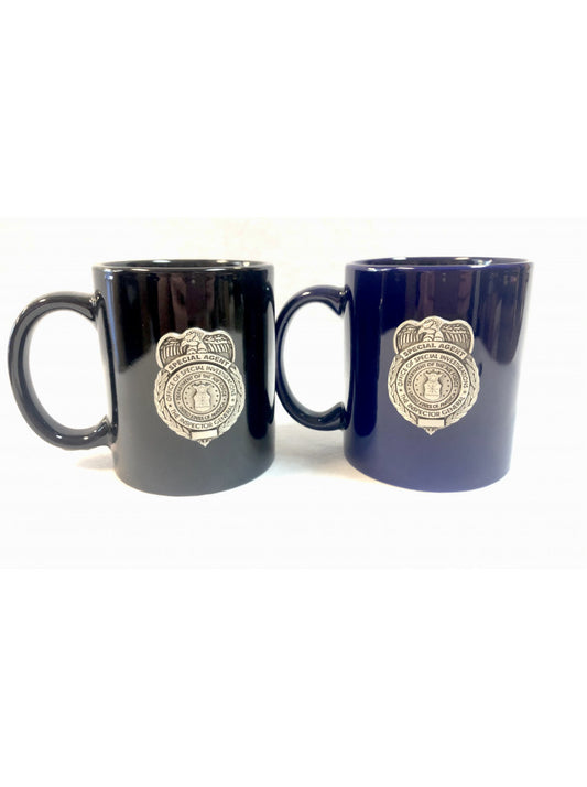 AFOSI COFFEE MUG WITH PEWTER BADGE