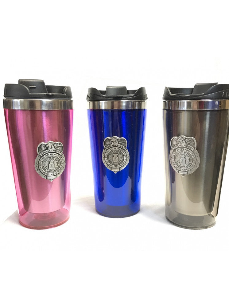 AFOSI TUMBLER W/ PEWTER BADGE