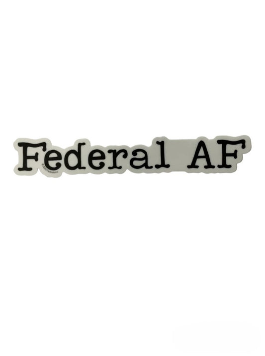 FEDERAL AF STICKER