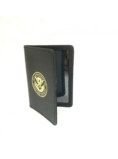 CREDENTIAL CASE WITH GOLD DHS IMPRINT