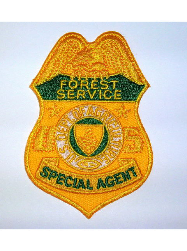 USFS BADGE PATCH SPECIAL AGENT 3 3/4"