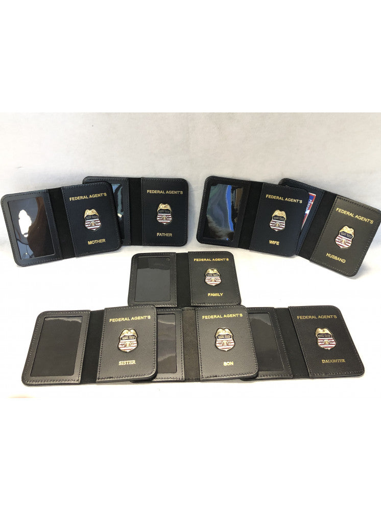 FEDERAL AGENT MINI CREDENTIAL CASE FOR FAMILY