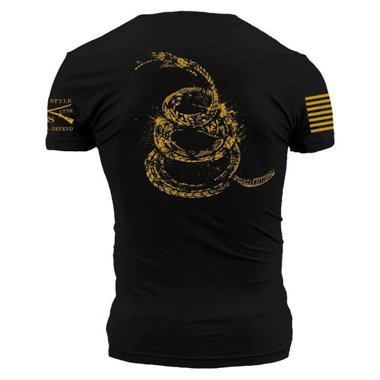 GRUNT STYLE DON'T TREAD ON ME GASSDEN TRACKTS T-SHIRT-BLACK