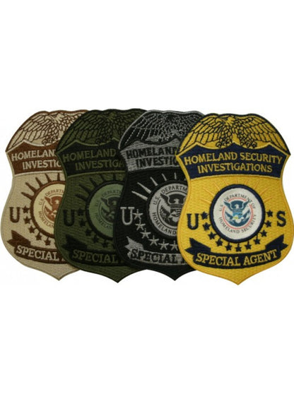 HSI SPECIAL AGENT BADGE PATCH 3 3/4 INCH