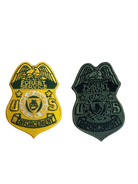 USFS BADGE PATCH ENFORCEMENT 2 1/2"