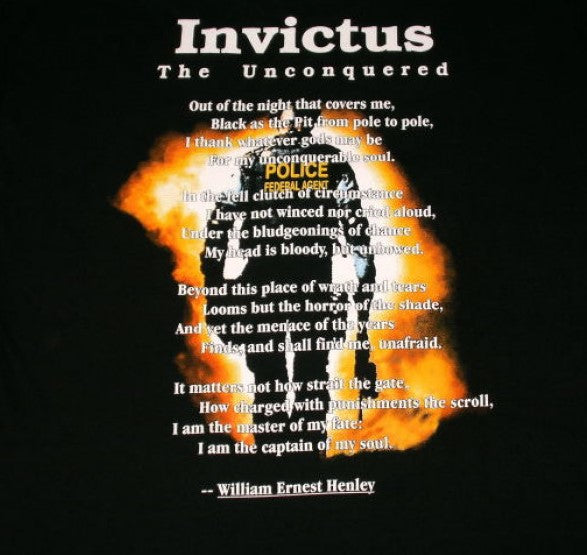 INVICTUS THE UNCONQUERED T-SHIRT