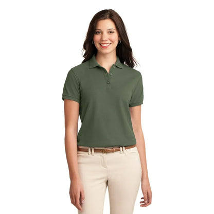 L500 WOMEN'S PORT AUTHORITY SILK TOUCH POLO